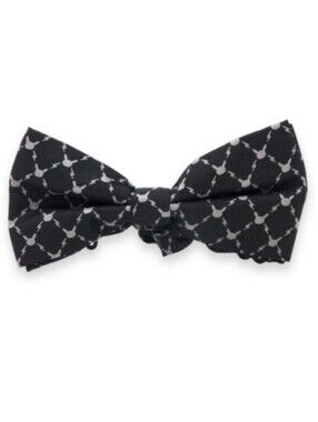 New Pikachu Classics Black Silk Bow Tie (One Size-Adult)